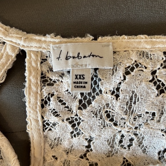 Aritzia Babaton Cream Lace Top - Picture 6 of 6